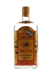 Gordon's Dry Gin Spring Cap Bottled 1950s - U.S. Navy Mess 75cl / 47.4%