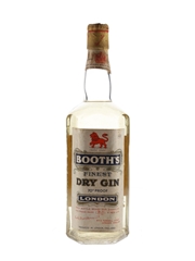 Booth's Finest Dry Gin Bottled 1958 75cl / 40%