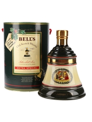 Bell's Christmas 1988 Ceramic Decanter