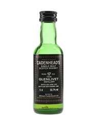 Glenlivet 1972 17 Year Old Bottled 1990 - Cadenhead's 5cl / 55.7%