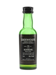 Bowmore 1979 11 Year Old Bottled 1990 - Cadenhead's 5cl / 58.4%