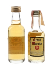 Grand Macnish Bottled 1970s & 1980s 2 x 5cl