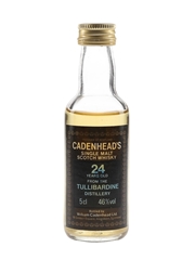 Tullibardine 24 Year Old Bottled 1980s - Cadenhead's 5cl / 46%