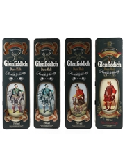 Glenfiddich Clans Of The Highlands Of Scotland Whisky Tins - Empty