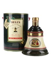 Bell's Christmas 1988 Ceramic Decanter