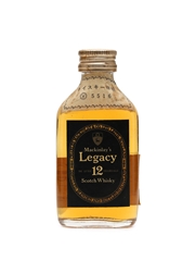 Mackinlay's Legacy De Luxe 12 Years Old Japanese Release Miniature