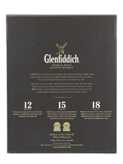 Glenfiddich Single Malt Collection 12, 15 & 18 Year Old 3 x 20cl / 40%