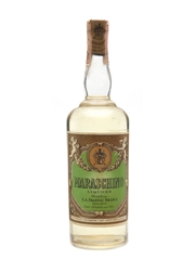 Fratelli Branca Maraschino Liqueur Bottled 1960s 100cl / 28%