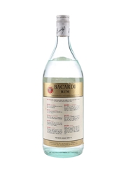 Bacardi Carta Blanca Bottled 1970s - Nassau, Bahamas 113cl / 40%