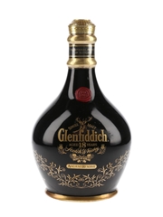 Glenfiddich 18 Year Old Ancient Reserve Bottled 1990s - Black Ceramic Decanter 70cl / 43%