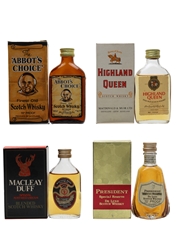 Abbot's Choice, Highland Queen, Macleay Duff & President Special Reserve