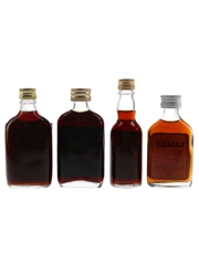 Assorted Rum Bottled 1970s 4 x 5cl / 40%