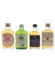 Balgownie, Black & White, John Begg & Imperial Bottled 1960s & 1970s 4 x 5cl / 40%