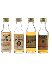 Buchanan Blend, Beneagles, John Barr & Lords 87 Bottled 1970s 4 x 4.75cl / 40% ABV