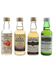 Assorted Blended Scotch Bottled 1980s 4 x 5cl / 40%