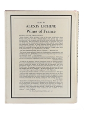 Alexis Lichine's Encyclopaedia of Wines & Spirits 1st Edition - Published 1967 