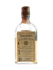 Teacher's Highland Cream Bottled 1940s - Schieffelin & Co. 4.7cl / 43%