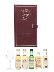 The Singles Bar Miniature Selection Invergordon Distillers 5 x 5cl