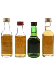 Anster Blend, Crabbie, Glenmark & Moncreiffe Bottled 1980s 4 x 5cl