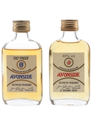 Avonside Bottled 1980s - James Gordon & Co. 2 x 5cl