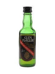 Glen Flagler 5 Year Old Rare All Malt Bottled 1970s - Schlumberger 4.7cl / 43%