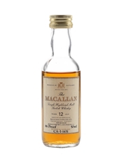 Macallan 12 Year Old Bottled 1990s - Berman Imports 5cl / 43%