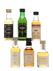 6 x Single Malt Scotch Whisky Miniatures 