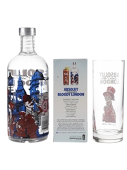 Absolut London Limited Edition With Glass Jamie Hewlett Collaboration 70cl / 40%