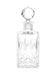 Crystal Decanter With Stopper  21cm Tall