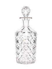 Crystal Decanter With Stopper  27cm Tall