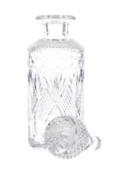 Crystal Decanter With Stopper  26.5cm Tall