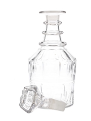 Crystal Decanter With Stopper  26cm Tall