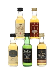 5 x Assorted Scotch Whisky Miniatures 