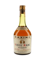 Maxime Freres Vieux Marc De Raisins Bottled 1970s 75cl / 40%