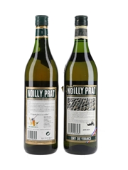 Noilly Prat Original Dry Vermouth Bottled 1990s 2 x 100cl / 18%