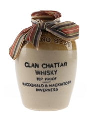 Clan Chattan Ceramic Jug Bottled 1970s 