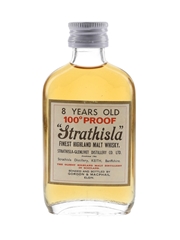 Strathisla 8 Year Old 100 Proof Bottled 1970s - Gordon & MacPhail 5cl / 57%