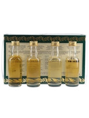 St Michael Malt Selection Bottled 1990s - Highland, Lowland, Islay & Speyside 4 x 5cl / 40%