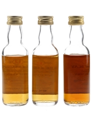 Pride Of Islay, Strathspey & Orkney 12 Year Old Bottled 1990s - Gordon & MacPhail 3 x 5cl / 40%