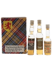 Glayva, Spey Royal & White & Mackays The World's Smallest Bottles Of Whisky 3 x 1cl