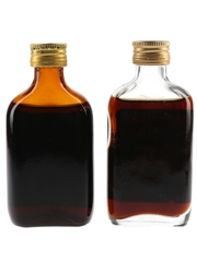 Navy Neaters Demerara Rum Bottled 1960s-1970s 2 x 5cl / 54.5%