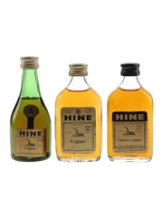 Hine 3 Star & VSOP Bottled 1970s 3 x 3cl-5cl / 40%