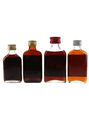 Assorted Demerara Rum Bottled 1950s-1960s 4 x 5cl / 40%