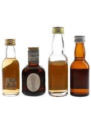 Assorted Blended Scotch Whisky Long John, Red Hackle, W5 & Grand Old Parr 12 4 x 3cl-4.7cl