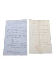 Sandeman & Sons Correspondence, Dated 1844-1909 William Pulling & Co. 