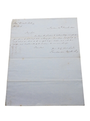 Sandeman & Sons Correspondence, Dated 1844-1909 William Pulling & Co. 