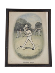 Johnnie Walker Sporting Print - Cricket 1820