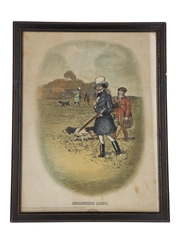 Johnnie Walker Sporting Print - Shooting 1820 Early 20th Century - Tom Browne 40cm x 31cm