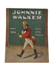 Johnnie Walker Print - Born 1820 Still Going Strong