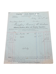Bowen & McKechnie Invoices, Dated 1896-1906 Johnson, Basker & Co. 